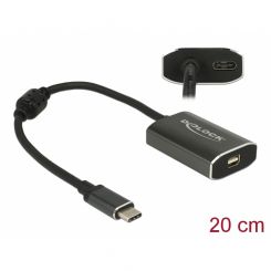 Delock Adapter USB-C Stecker auf mini DisplayPort Buchse (DP ALT Mode) 