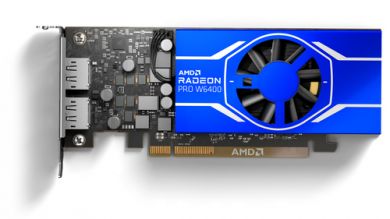 AMD Radeon PRO W6400, 4GB GDDR6 