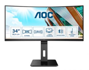 86,4cm (34") AOC CU34P2A Quad HD Monitor 