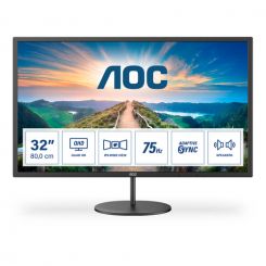 80cm (31.5") AOC Q32V4 2K Ultra HD Monitor 