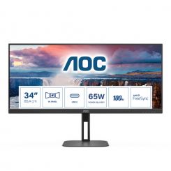 86,4cm (34") AOC U34V5C/BK UltraWide Quad HD Monitor 