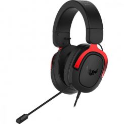 ASUS TUF Gaming H3 Kopfhörer Kabelgebunden Kopfband Schwarz, Rot 