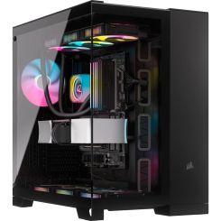 Corsair 6500X RGB, schwarz, Glasfenster 