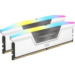 32GB Corsair Vengeance RGB White DDR5 6400 (2x 16GB) 