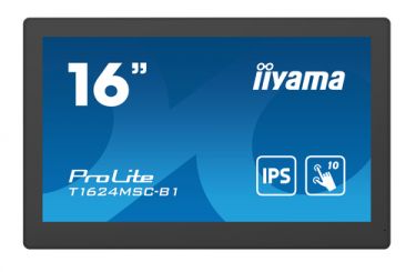 39,6cm (15.6") iiyama T1624MSC-B1 Full HD Monitor 
