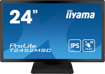 60,5cm (23.8") iiyama T2452MSC-B1 Full HD Monitor 