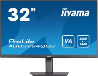 80cm (31.5") iiyama XUB3294QSU-B1 Wide Quad HD Monitor 