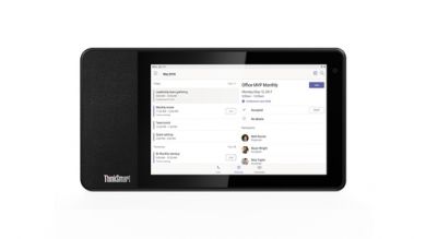 Lenovo ThinkSmart View - Teams Display - 8 Zoll AOSP 8.1 Tablet in Schwarz 