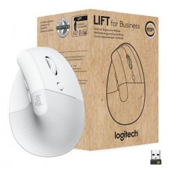 Logitech Lift for Business Maus rechts RF Wireless + Bluetooth Optisch 4000 DPI 