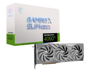 MSI GeForce RTX 4060 Ti GAMING X SLIM WHITE 16G NVIDIA GeForce RTX 4060 Ti 