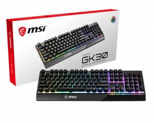 Bundle Tastatur MSI GK30 schwarz + Maus MSI Clutch GM20 Elite 