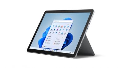 Microsoft Surface Go 3 128 GB 26,7 cm (10.5 Zoll) Intel® Core™ i3 8 GB Wi-Fi 6 (802.11ax) Windows 11 Pro Platin 