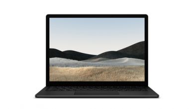 Microsoft Surface Laptop 4 4680U Notebook 34,3 cm (13.5 Zoll) Touchscreen AMD Ryzen™ 5 16 GB LPDDR4x-SDRAM 256 GB SSD Wi-Fi 6 (802.11ax) Windows 11 Pro Schwarz 