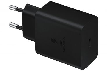 Samsung Schnellladeadapter mit Datenkabel (USB USB-C, 45 Watt) schwarz 