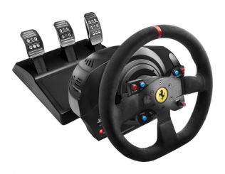 Thrustmaster T300 Ferrari Integral Racing Wheel Alcantara Edition Schwarz Lenkrad + Pedale Analog / Digital PC, PlayStation 4, Playstation 3 