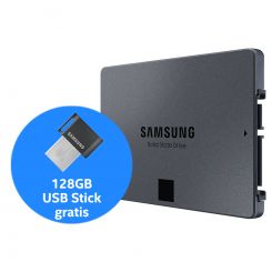 2000GB Samsung SSD 870 QVO SSD + gratis 128GB USB Stick 
