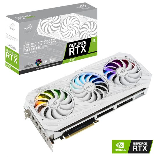 ASUS ROG Strix GeForce RTX 3090 OC White 