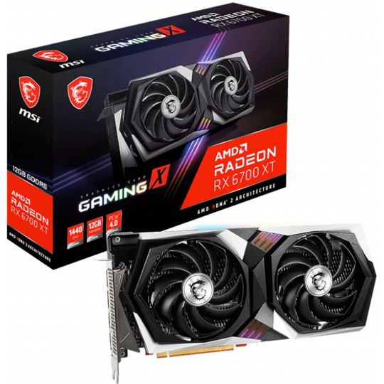 MSI Radeon RX 6700 XT Gaming X 12G Grafikkarte 