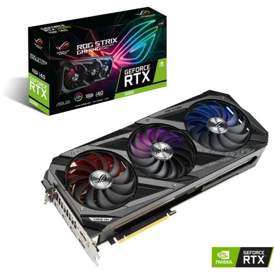 ASUS ROG Strix GeForce RTX 3080 V2 OC Grafikkarte 