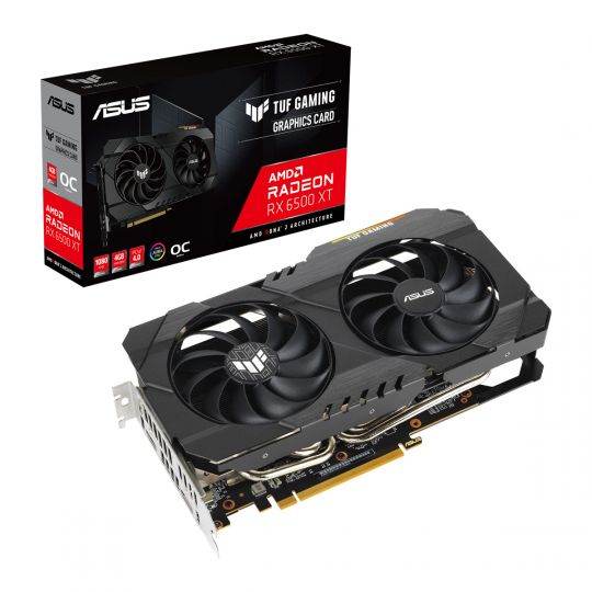 ASUS TUF Gaming Radeon RX 6500 XT OC Grafikkarte 