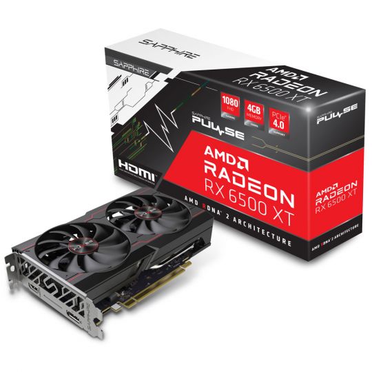 Sapphire Pulse Radeon RX 6500XT Grafikkarte