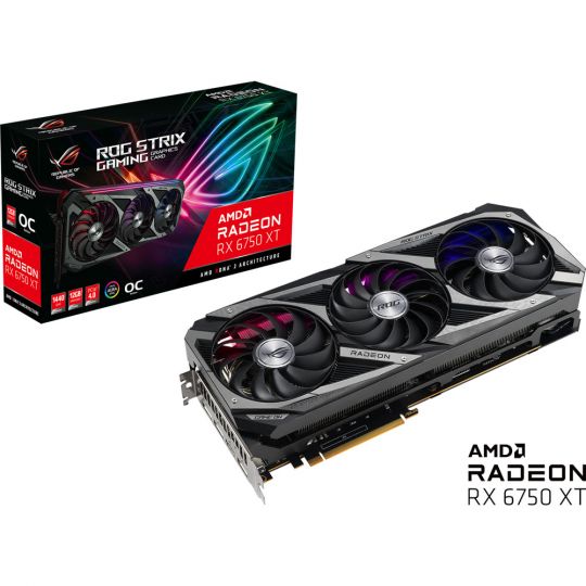 ASUS ROG Strix Radeon RX 6750 XT OC Grafikkarte 