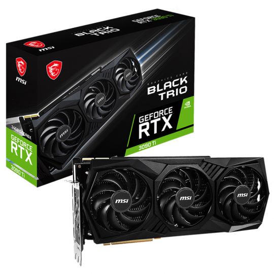 MSI GeForce RTX 3090 Ti Black Trio 24G Grafikkarte 