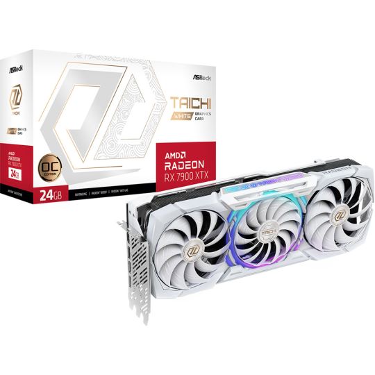 ASRock Radeon RX 7900 XTX Taichi White OC Grafikkarte 