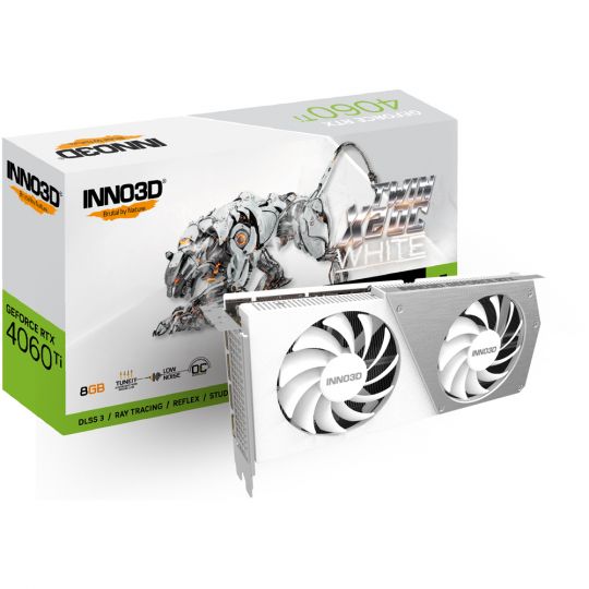 Inno3D N406T2-08D6X-171153W NVIDIA GeForce RTX 4060 Ti Produktbild