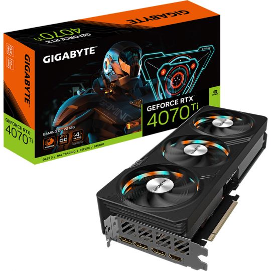 Gigabyte GeForce RTX­­ 4070 Ti GAMING OC V2 12G NVIDIA GeForce RTX 4070 Ti Produktbild