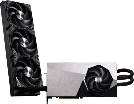 MSI GeForce RTX 5080 16G Suprim Liquid SOC Produktbild