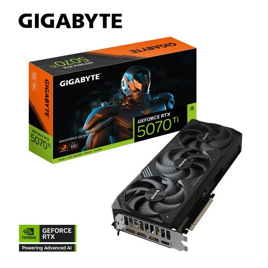 GIGABYTE GeForce RTX™ 5070 Ti WINDFORCE OC SFF 16G Produktbild