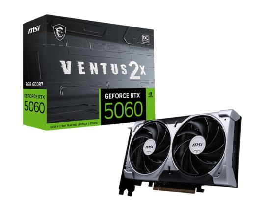 MSI GeForce RTX5060 8G Ventus 2X OC Produktbild
