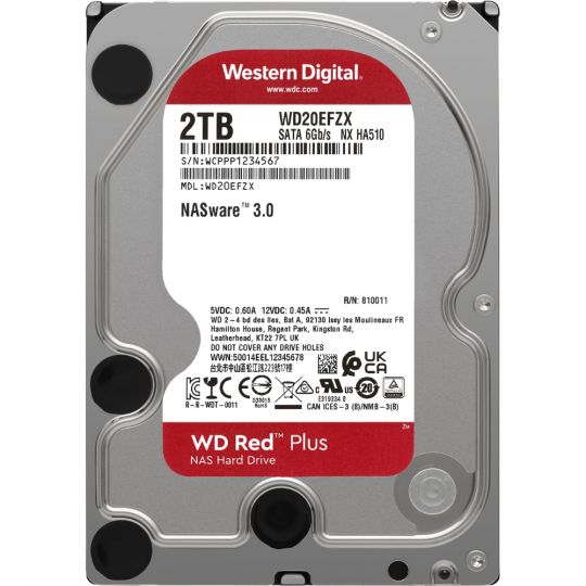 2TB WD Red Plus WD20EFZX Festplatte 