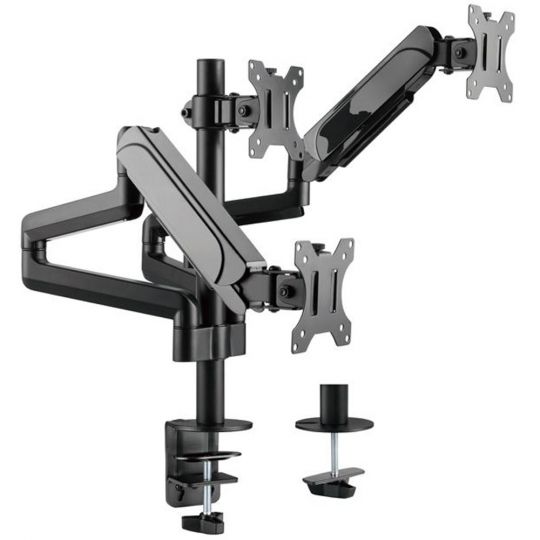 Equip Tischhalterung für bis zu 3 Monitore - 17" - 27" - Gasdruckfeder (650134)