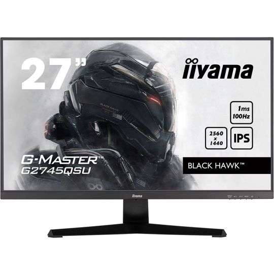 68.6cm (27") iiyama G-Master G2745QSU-B2 Black Hawk WQHD 100Hz Monitor