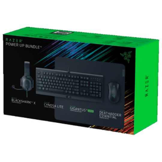 Razer "Power Up" Bundle V2 - 4-in-1 Gaming Set mit Tastatur, Maus, Headset und Mauspad 