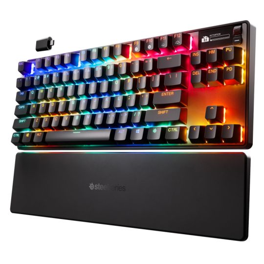 SteelSeries Apex Pro TKL Wireless Gen 3, schwarz, OmniPoint 3.0, USB/Bluetooth, DE 
