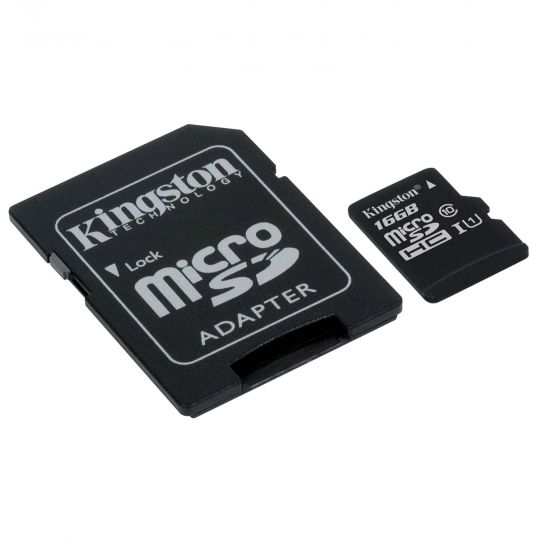16GB Kingston Canvas Select microSDHC Speicherkarte 