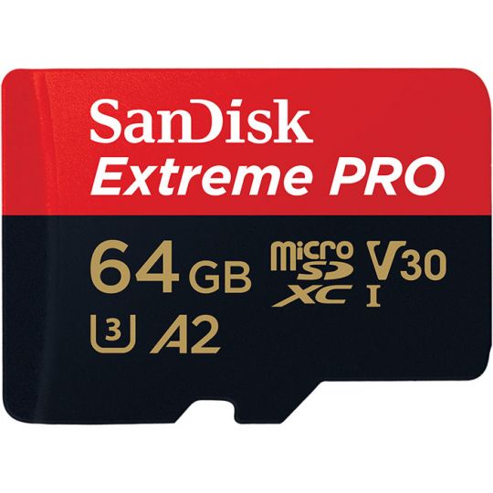 64GB SanDisk Extreme PRO R170/W90 microSDXC Speicherkarte 