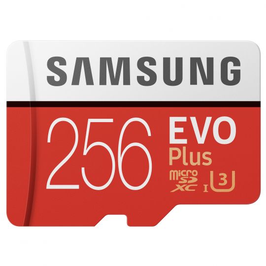 256 GBGB Samsung EVO Plus 2020 R100/W90 MicroSDXC Speicherkarte 