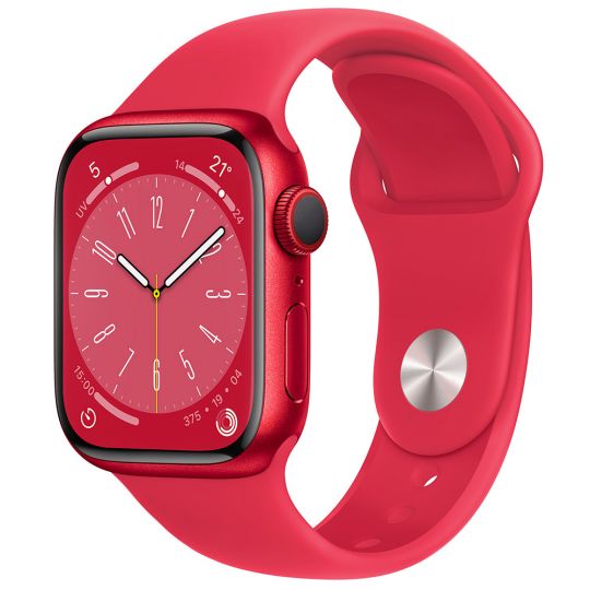 Apple Watch 8 (GPS + Cellular) 41mm (PRODUCT)Red / Aluminium / Sport Band 