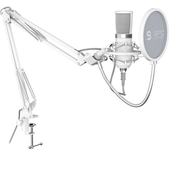 SilentiumPC SM950 Streaming-Mikrofon - Weiß 
