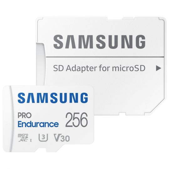 256GB Samsung PRO Endurance R100 microSD Speicherkarte
