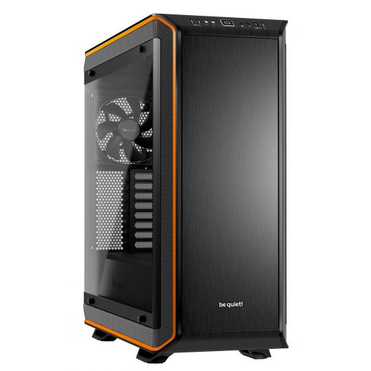 be quiet! Dark Base 900 Pro Rev. 2 modularer gedämmter Midi-Tower Orange mit vollverglastem Seitenfenster 