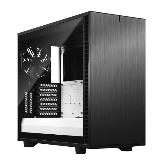 Fractal Design Define 7 Clear Tempered Glass Midi-Tower Schwarz/Weiß 