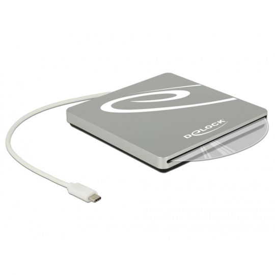 Delock USB-C Gehäuse 5,25" slim 9,5mm & 12,7mm