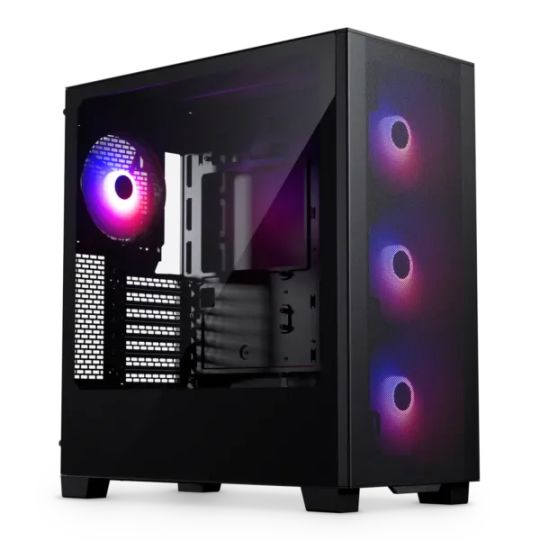 Phanteks XT Pro Ultra Satin Black, schwarz, Glasfenster