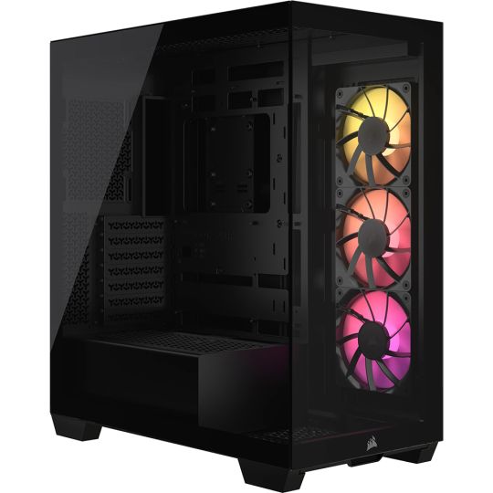 Corsair 3500X ARGB, schwarz, Glasfenster Miditower Gehäuse