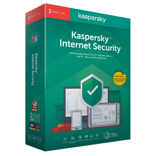 Kaspersky Internet Security - 3 Benutzer - 12 Monate 